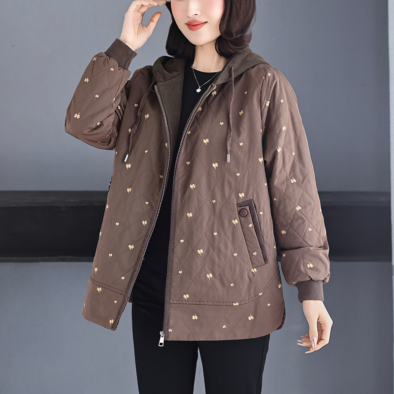 中老年妈妈春装2025新款外套风衣