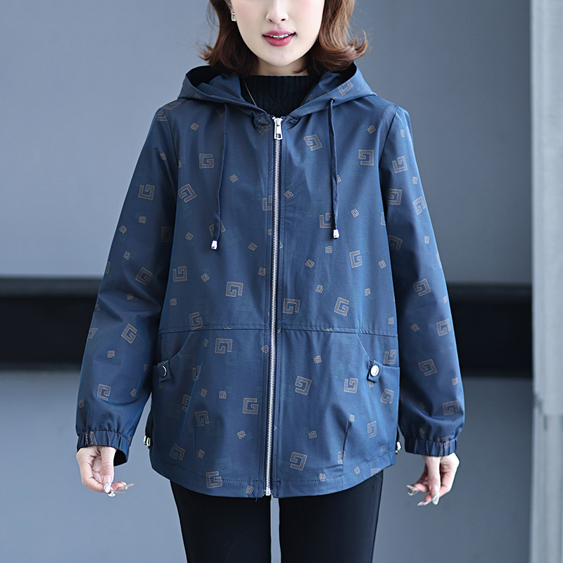 特大码胖mm妈妈外套短款上衣夹克