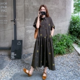 小雏菊碎花连衣裙3009P135-K178，女装连衣裙，2C106