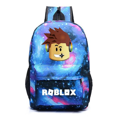 roblox书包格子款男女双肩包菱形酷炫学生书包休闲包电脑笔记本包