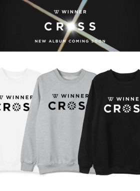 新专辑WINNER组合卫衣CROSS应援服周边宽松圆领男女上衣春秋外套