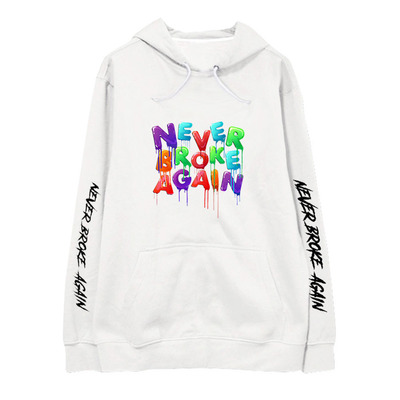 说唱歌手Never Broke Again YoungBoy连帽卫衣时尚衣服冬