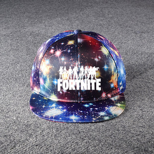 欧美电竞堡垒之夜Fortnite帽子韩版潮流鸭舌帽遮阳帽周边应援星空