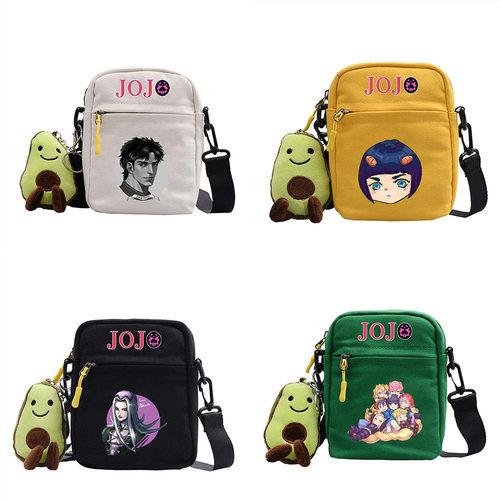 JOJO的奇妙冒险动漫周边单肩包卡通斜跨包小方包印花单肩斜跨背包