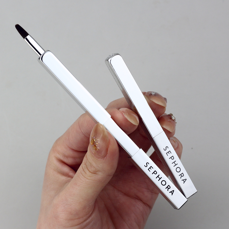 正品Sephora/丝芙兰可伸缩便携唇刷便携口红刷唇线刷唇釉刷化妆刷