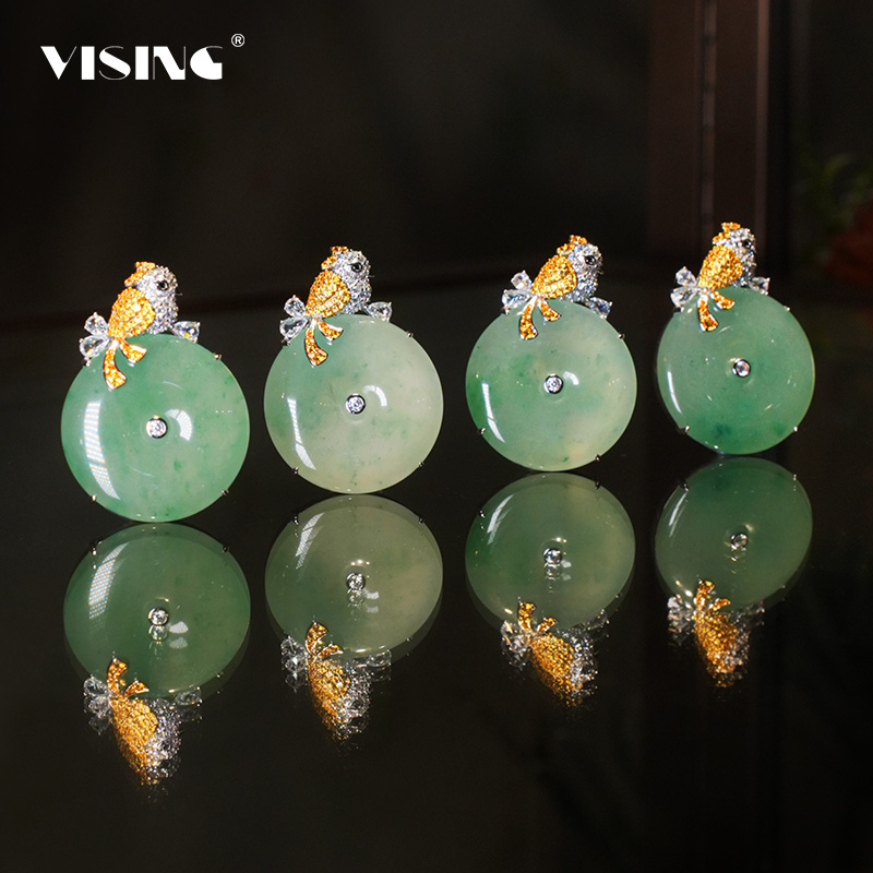 VISING珠宝天然独龙玉一鸣惊人