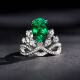 VISING AGL国际证书 培育祖母绿宝石戒指为爱加冕2.75克拉左右