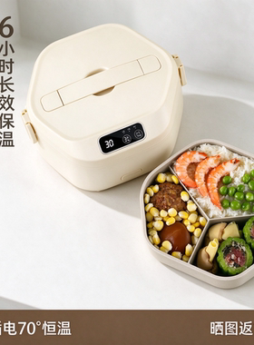 日本进口充电保温饭盒露营加热
