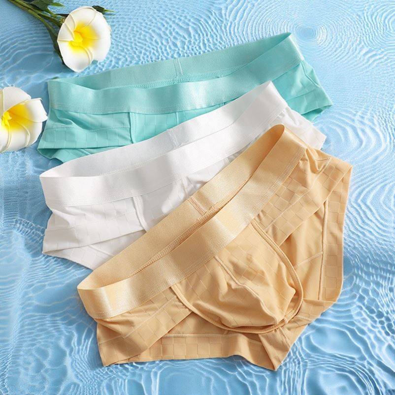 冰丝丝滑男士三角内裤双层抑菌内裆青年性感男内裤内裤男士三角裤,女士内衣/男士内衣/家居服,男三角内裤,淘宝优惠券,粉丝福利购,淘宝优惠卷