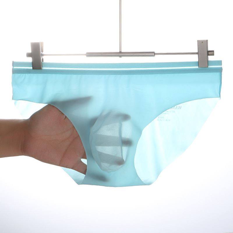一片式男士内裤薄款冰丝高弹系列清透舒适U凸囊袋三角裤2026新款,女士内衣/男士内衣/家居服,男三角内裤,淘宝优惠券,粉丝福利购,淘宝优惠卷