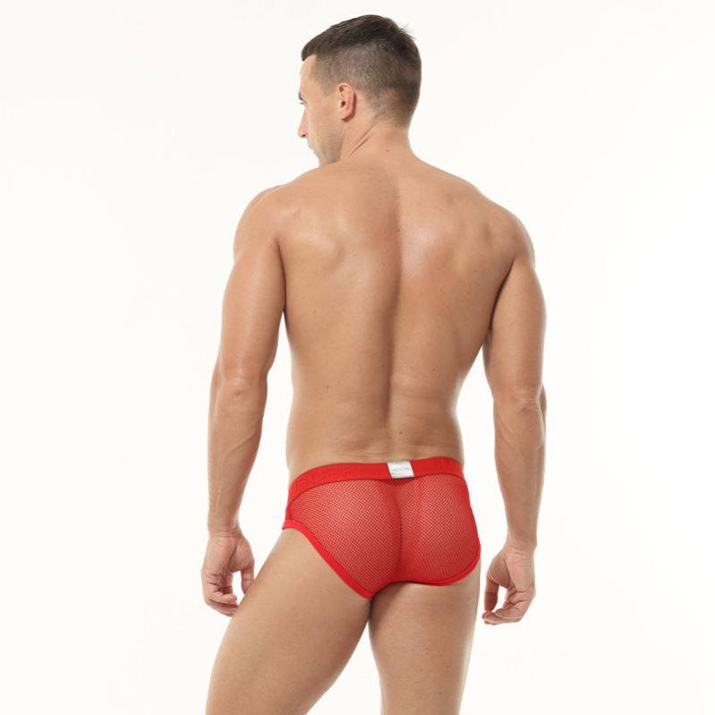 全透明网沙性感男士三角内裤高弹网布经典舒适运动低腰健身透气,女士内衣/男士内衣/家居服,男三角内裤,淘宝优惠券,粉丝福利购,淘宝优惠卷