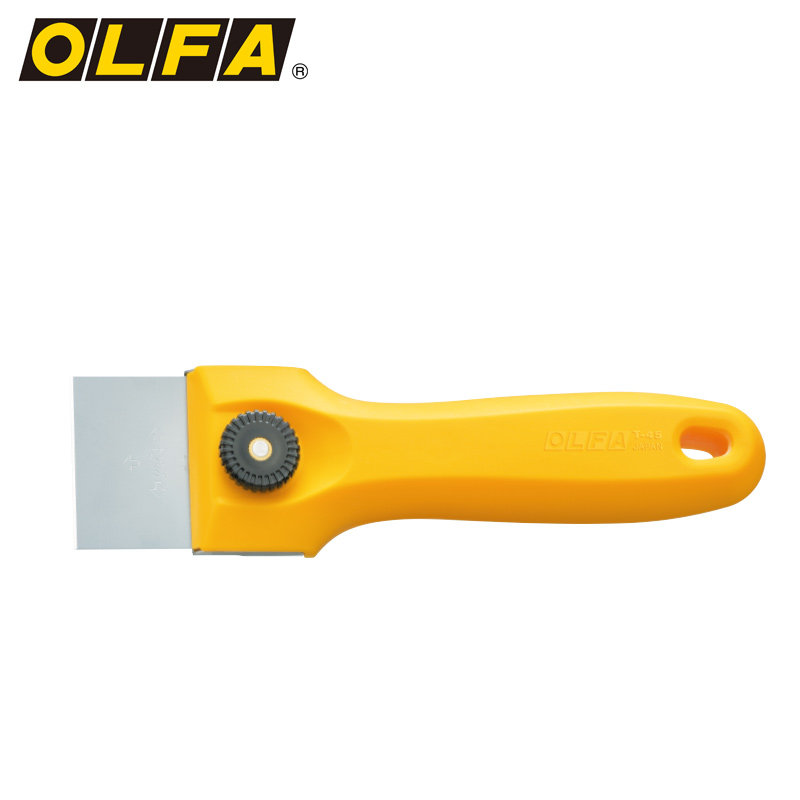 OLFA日本进口铁爪刮刀铲刀玻璃地板清洁刀弧线铲刀厨房用刀/T-45