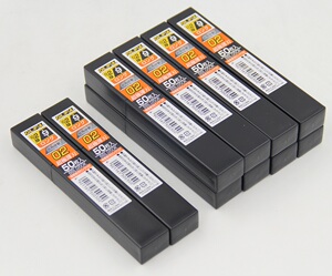 包邮日本进口爱丽华BBLG50K黑钢贴墙纸专用刀片0.2mm美工刀片