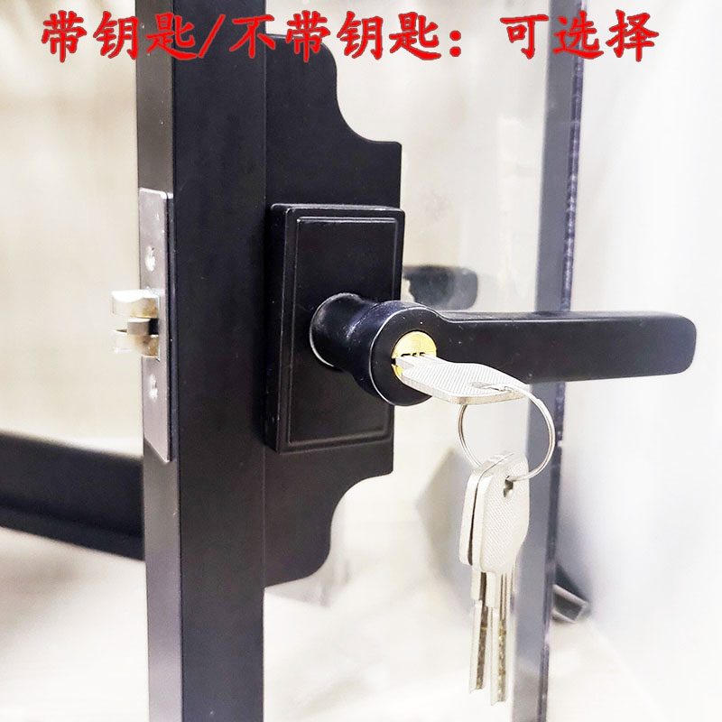极窄门锁卫生间玻璃门老式把手锁
