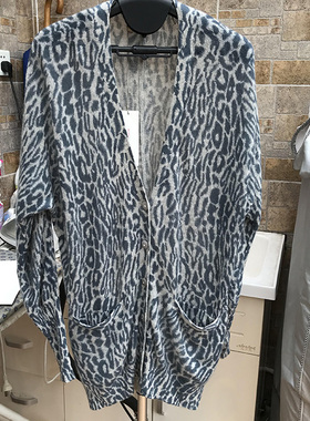 美国REBECCA TAYLOR气质休闲开衫长袖女士羊绒衫M号 上海现货