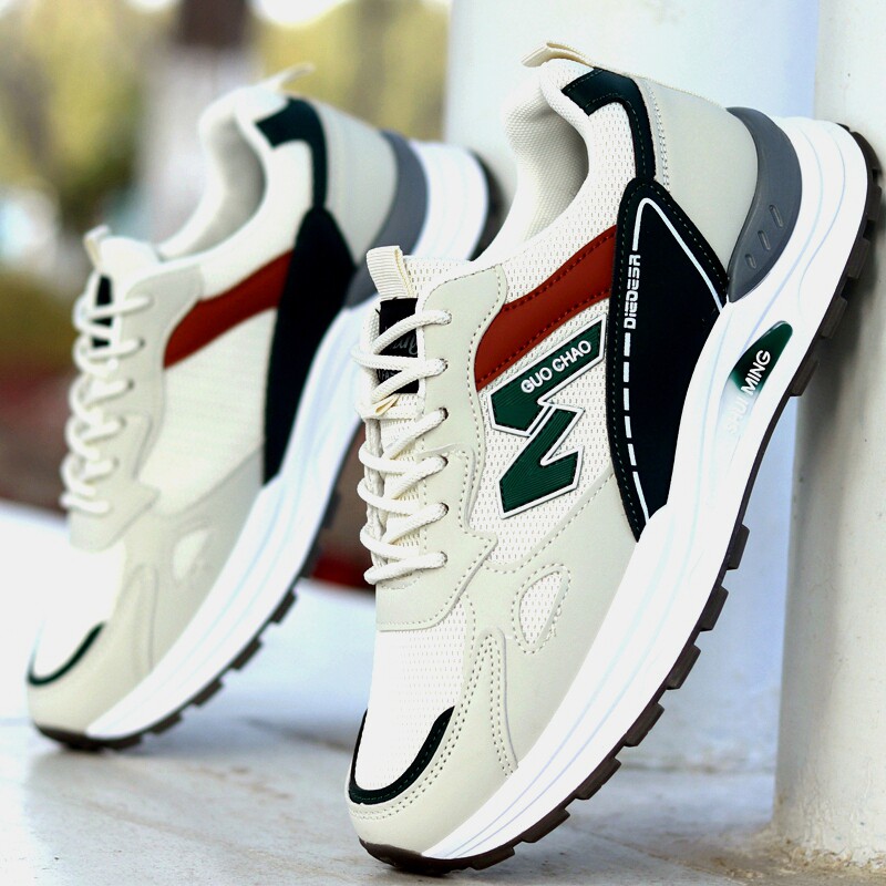 男鞋2025新款夏季镂空透气网面休闲运动鞋轻便软底洞洞学生跑步鞋