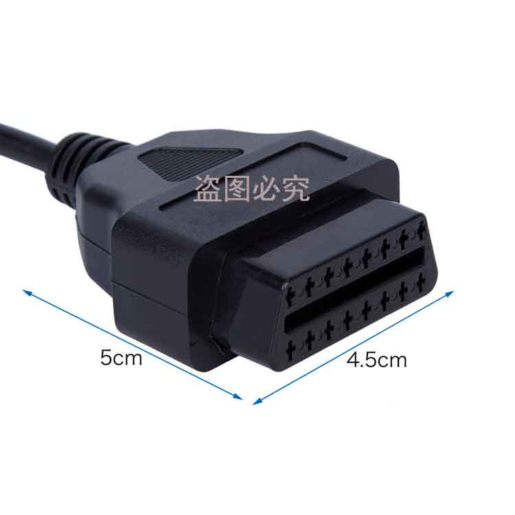 OBD2 암-USB 케이블 OBD2 암-USB 인터페이스 케이블 1미터