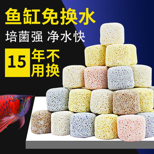 鱼缸过滤材料硝化细菌屋陶瓷环