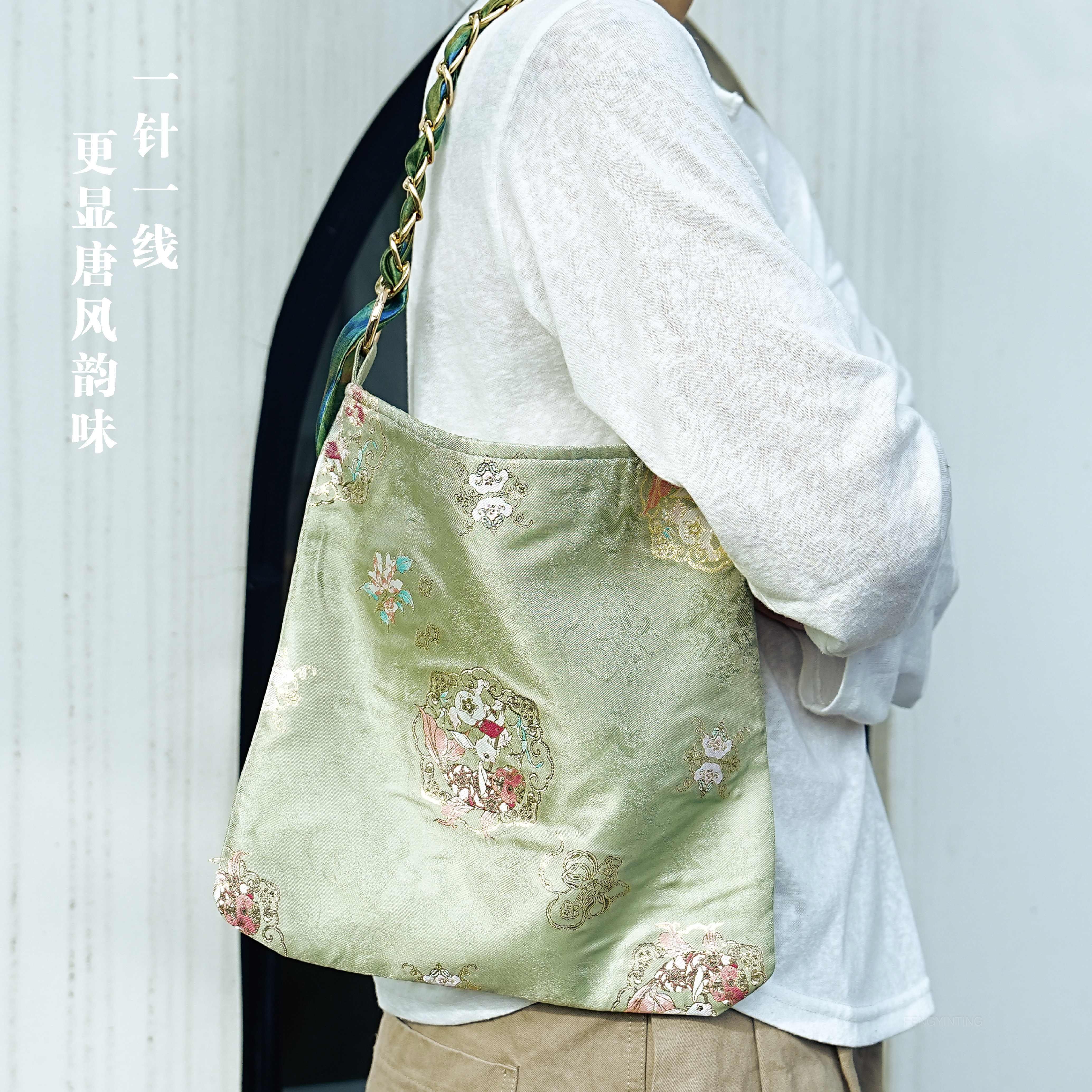 新中式国风中国风复古女士大容量手提包可斜挎单肩包高级感,箱包皮具/热销女包/男包,单肩包,淘宝优惠券,粉丝福利购,淘宝优惠卷