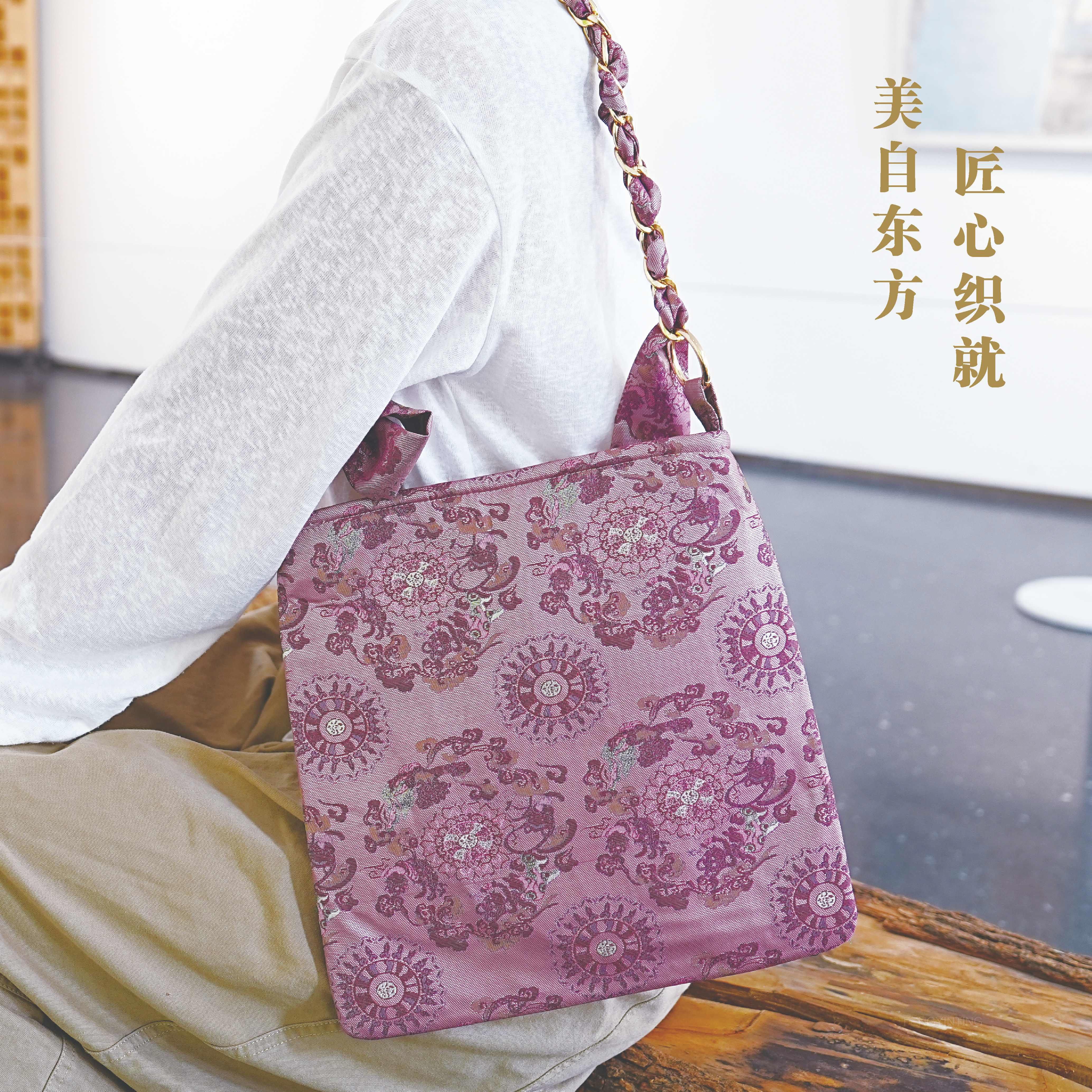 中国美术学院文创国风新中式妈妈旗袍包包礼物手提包复古新婚,箱包皮具/热销女包/男包,单肩包,淘宝优惠券,粉丝福利购,淘宝优惠卷