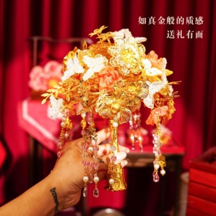 黄金色手捧花diy材料包 结婚新娘礼物送新人闺蜜高级感成品婚礼