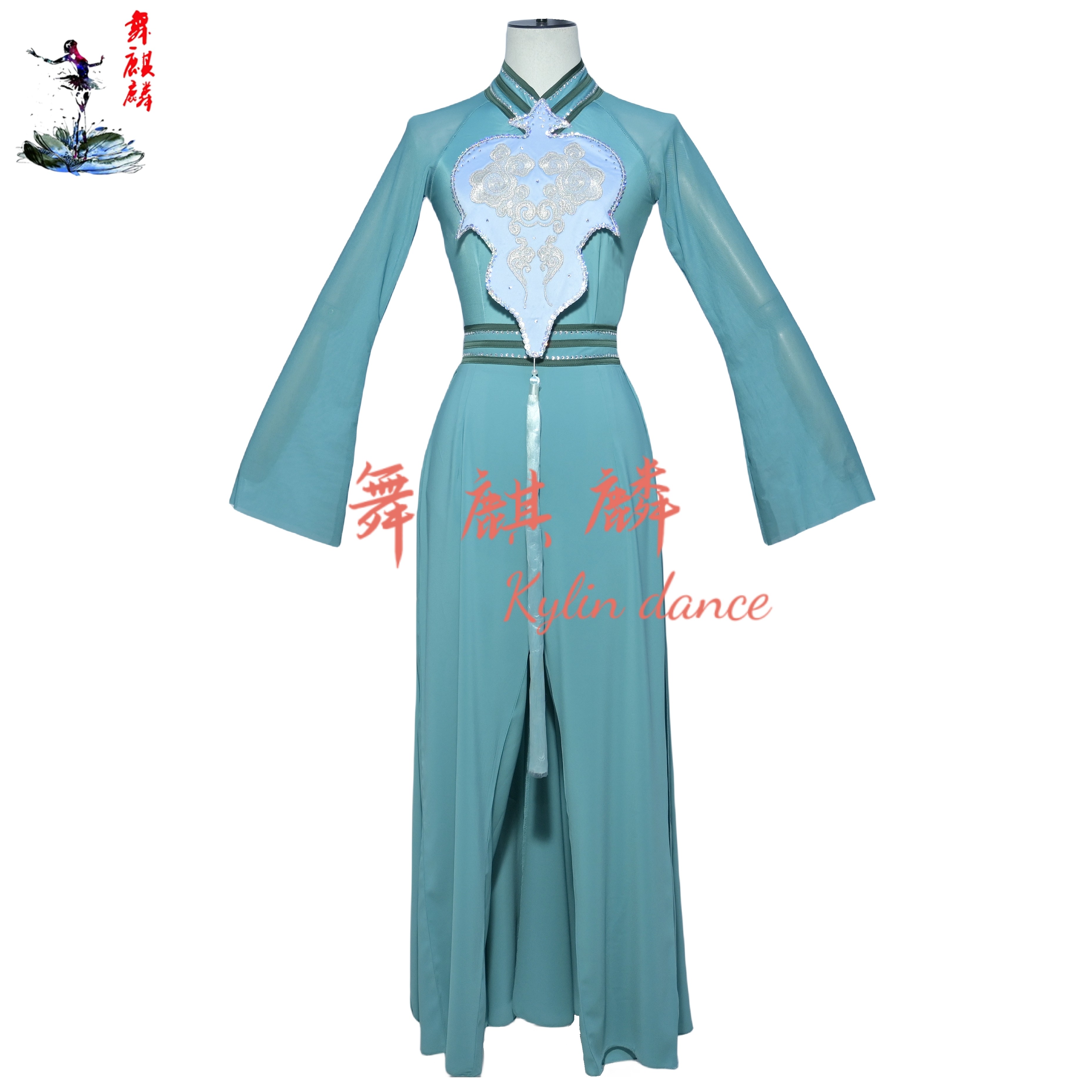 新款桃李杯古典舞蹈天宫掠影演出服艺考女独舞飘逸定制汉唐表演服