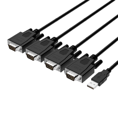 USB转RS232串口转换器模块一拖四