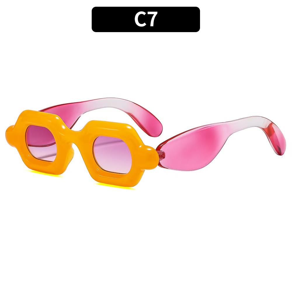 辣妹嘻哈搞怪趣味气泡荧光色夸张太阳眼镜女欧美时尚派对跨境墨镜