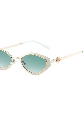 菱形太阳镜女欧美简约平光眼镜