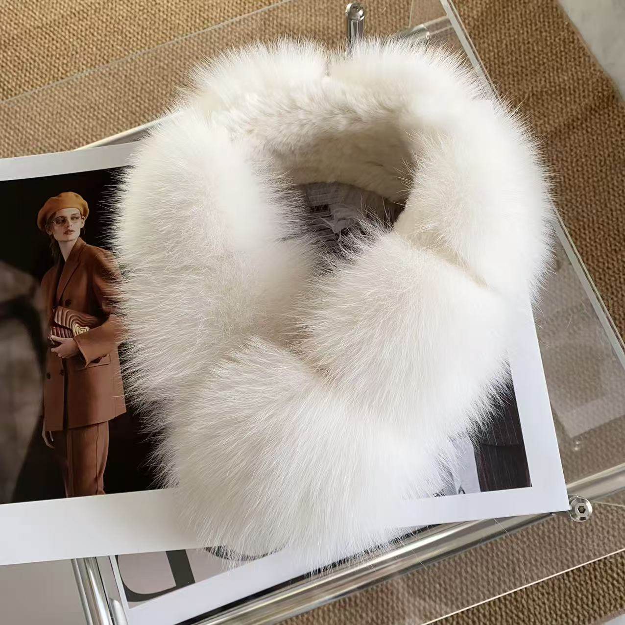 新款气质狐狸毛皮草围巾内里獭兔毛内里冬季保暖定染围脖毛领女,服饰配件/皮带/帽子/围巾,围巾/丝巾/披肩,淘宝优惠券,粉丝福利购,淘宝优惠卷