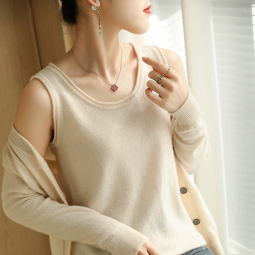 通勤春秋羊绒春秋羊绒吊带