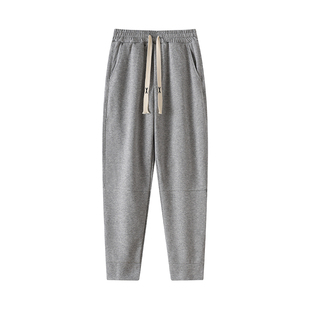 束脚裤 男女宽松休闲显瘦百搭运动卫裤 子纯色 纯棉休闲裤 2025年新款