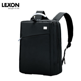 法国乐上LEXON电脑包15.6寸背包商务双肩包男女简约背包LNR0314