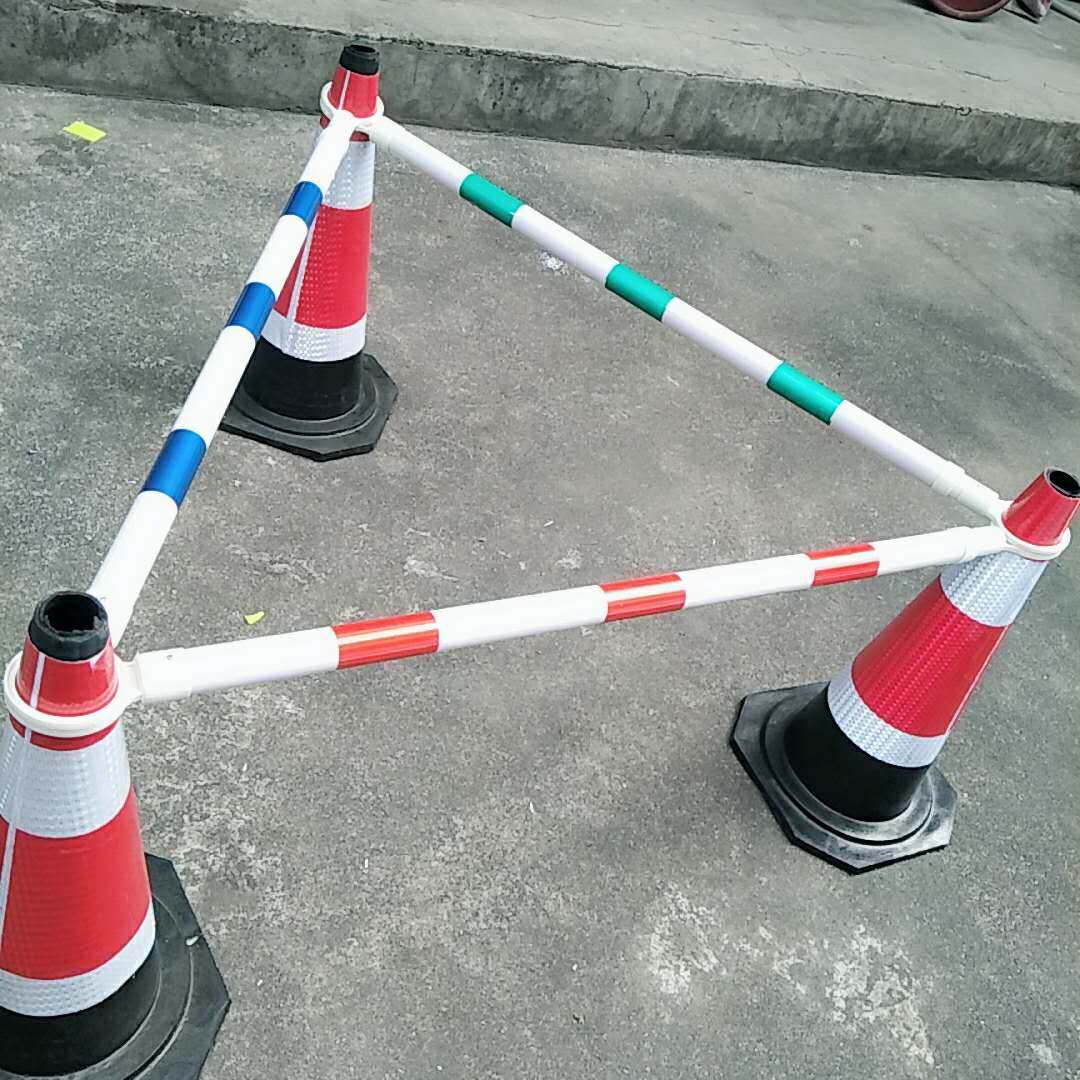 路锥连接杆隔离墩连接杆水马pvc连接杆固定杆伸缩连接杆交通设施