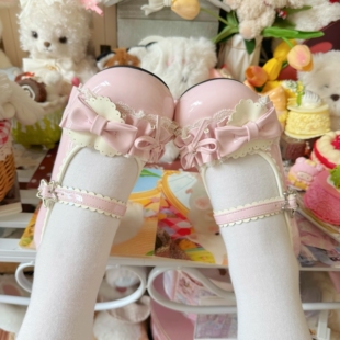 芙语心结新款上市合成革优质乳胶精品半圆跟疯狂促销甜系可爱