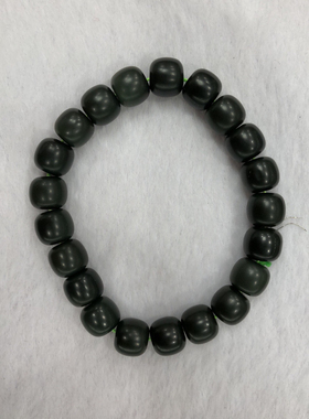 和田玉黑青玉手串
