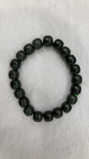 和田玉黑青玉手串