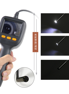 艾尼提3R-SNAKE02检测工具摄像头工业检测内窥镜8mm管径1米长IP67