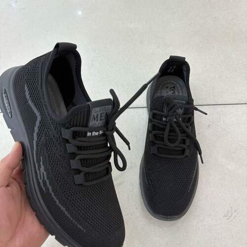 夏发男鞋2026新款飞织透气休闲鞋