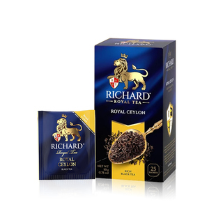 RICHARD瑞查得红茶柠檬红茶锡兰红茶俄罗斯进口浆果味红茶茶包