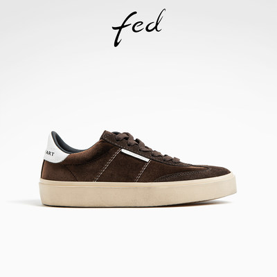 fed时尚休闲鞋春秋女鞋平底板鞋防滑德训鞋女款D0820-YAB115