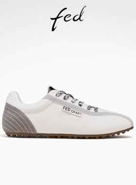 fed软底运动鞋春季新款女鞋拼色休闲鞋真皮阿甘鞋女S0212-ZCB736