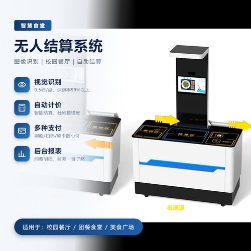 菜品识别智慧食堂无人团餐系统餐盘识别图像识别校园餐厅自助结算 - 封面