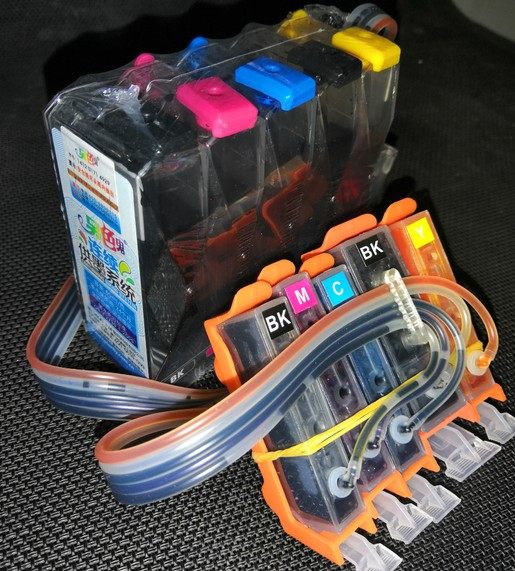 佳能IP4980 IP4880 IX6580另色鬼连供系统 含芯片带墨水