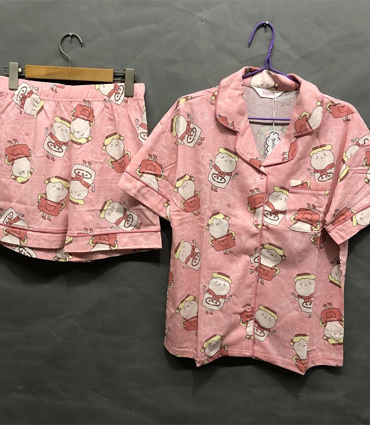 bodypops女棉质印花可爱家居服