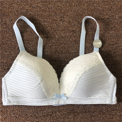 甜美蕾丝无钢圈薄杯少女文胸