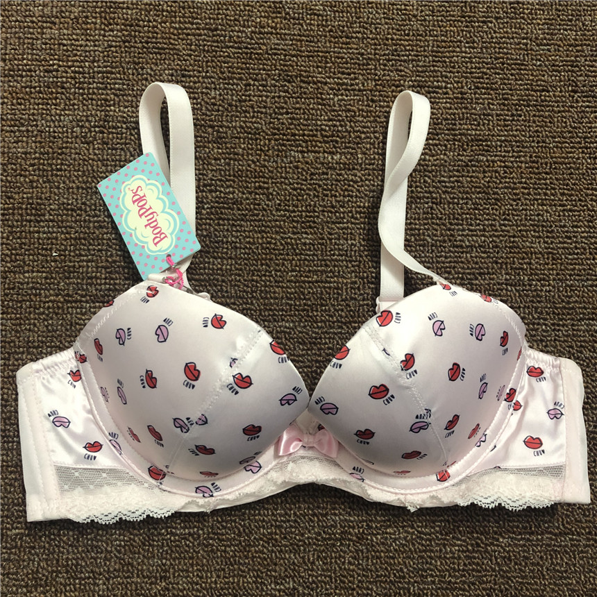 光面聚拢有钢圈上托少女文胸