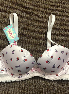 衣恋旗下body pops光面聚拢有钢圈上托少女文胸BCBR811AD1