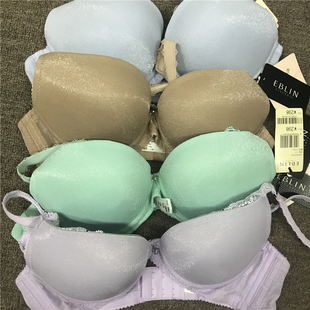 特价！EBLIN 多色C07光面有钢圈优雅轻蕾丝文胸 ECBR637G61