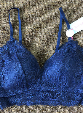衣恋旗下body pops 甜美蕾丝背心式文胸收副乳无钢圈BCBR837AC1
